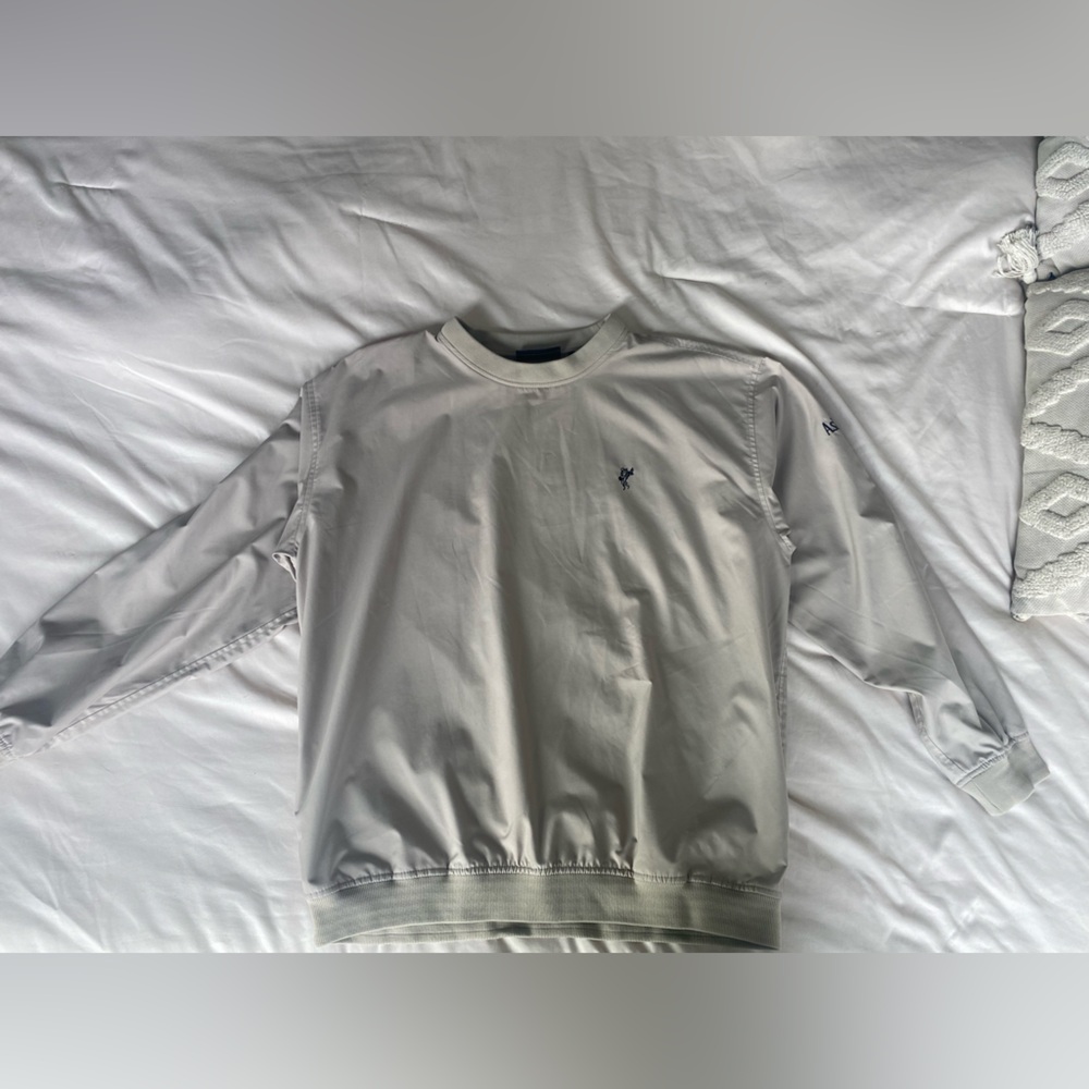 Ashworth Vintage Lightweight Windbreaker Golf Pullover Jacket Size XL